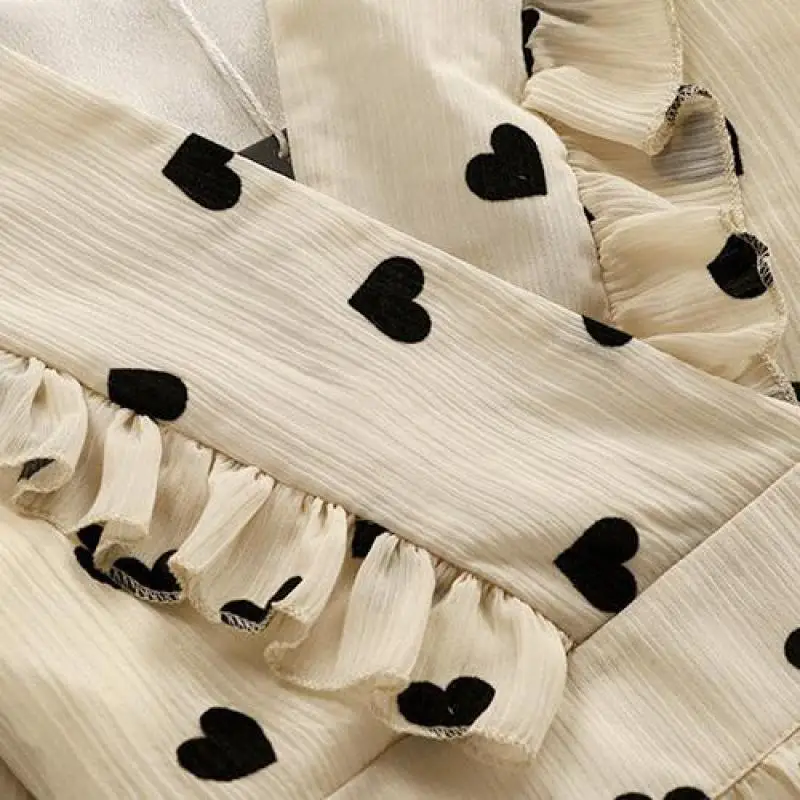 2019 летнее Новое поступление супер сказочное милое платье с оборками и v-образным