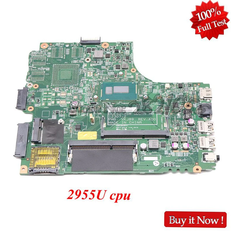 NOKOTION CN-09DJXD 09DJXD для Dell inspiron 3437 5437 Материнская плата ноутбука DOE40-HSW 12307-2 PWB VKJ89 REV A00 2955U