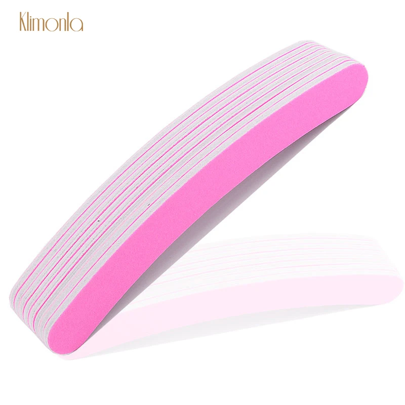 

25pcs Nail Art Sanding Buffer Wood Blocks 180/180 Curve Nail File Manicure Pedicure Polishing Cuticle Remover Nail Accessoires