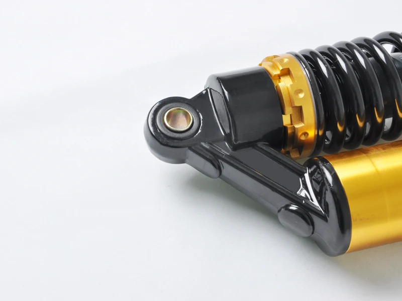 340mm air shock absorbers 8mm spring for honda CB750 CB400 yamaha RD250 RD350 xjr400 motorcycle absorber black +gold color | Автомобили и