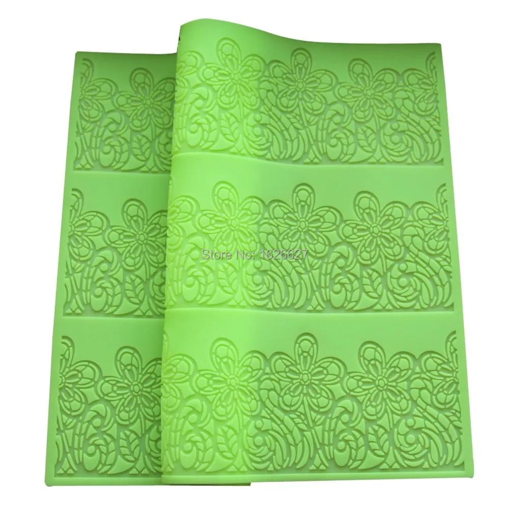 Декоративные цветы сахар силиконовая кружевная форма для выпечки тортов
