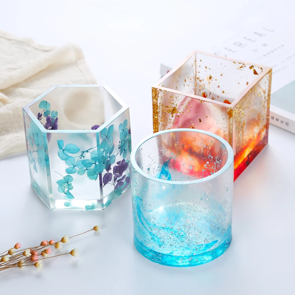 Aouke круглая/квадратная силиконовая форма сделай сам эпоксидная смола гончарная