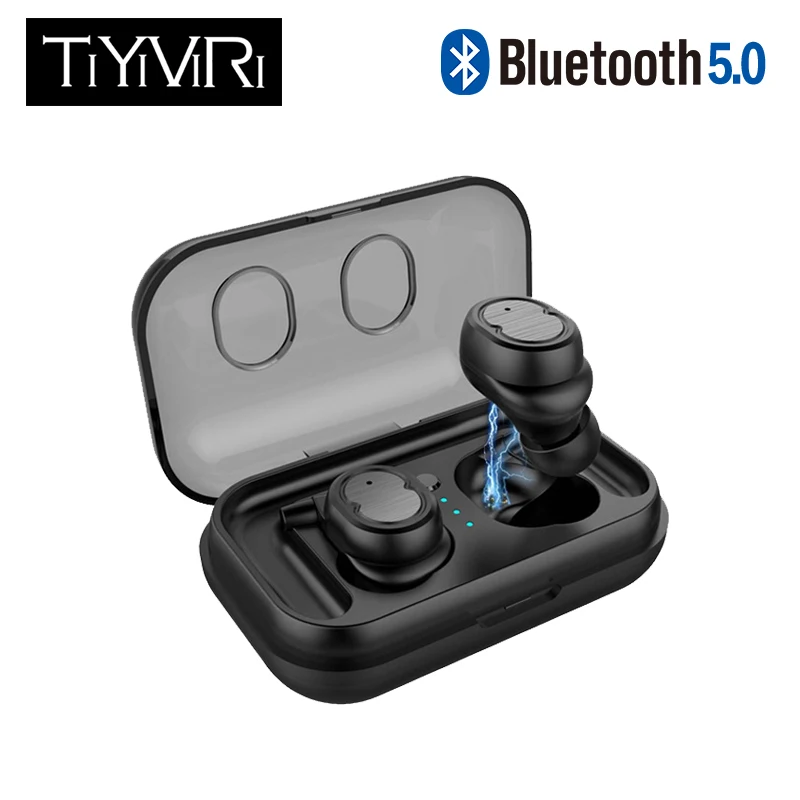 T8 беспроводные наушники TWS Sport Bluetooth V5.0 гарнитура с сенсорным управлением