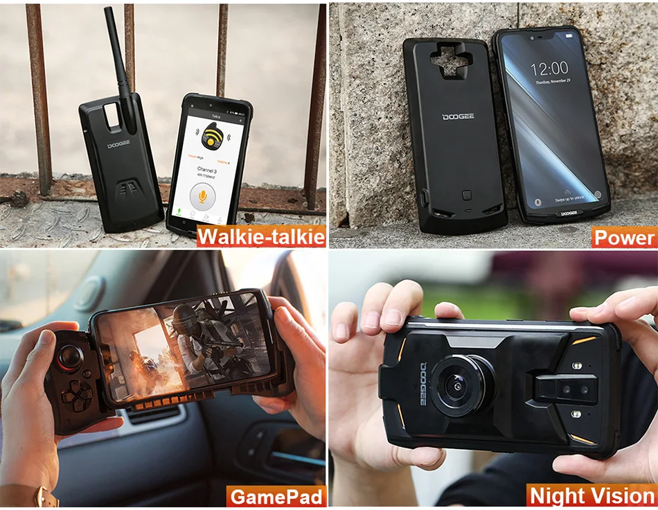 DOOGEE S90 IP68/IP69K Helio P60 Восьмиядерный мобильный телефон 6,18 дюймов дисплей 5050 мАч 6 ГБ 128 ГБ Android 8,1 16,0 М камера смартфон