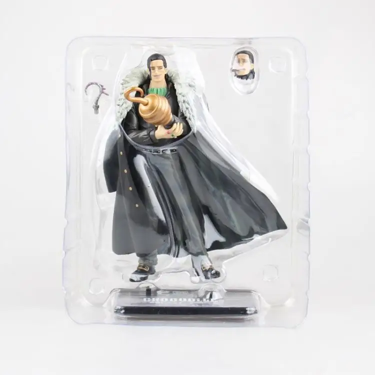 Новый 6 ''Япония фигурку аниме ONE PIECE сэр Крокодил Mr.0 пальто черный Ver Модель