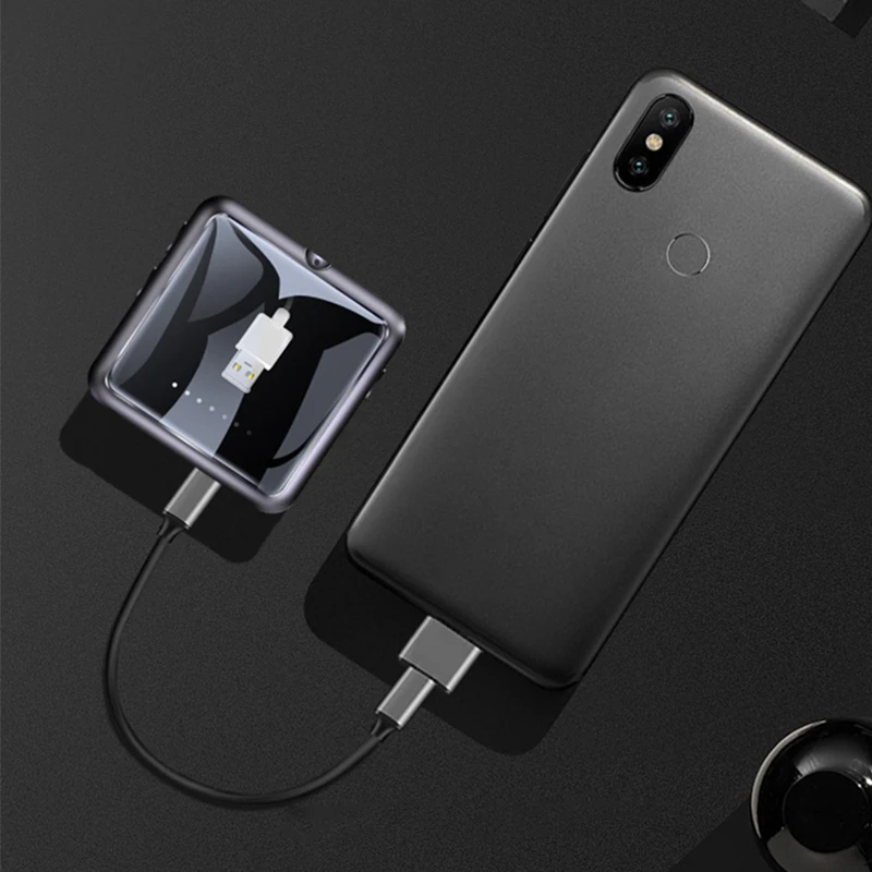 Mahdi Новое поступление мини bluetooth MP3-плеер, поддержка tf-карты один ключ A-B Повтор для учебы. Вес: 21 г