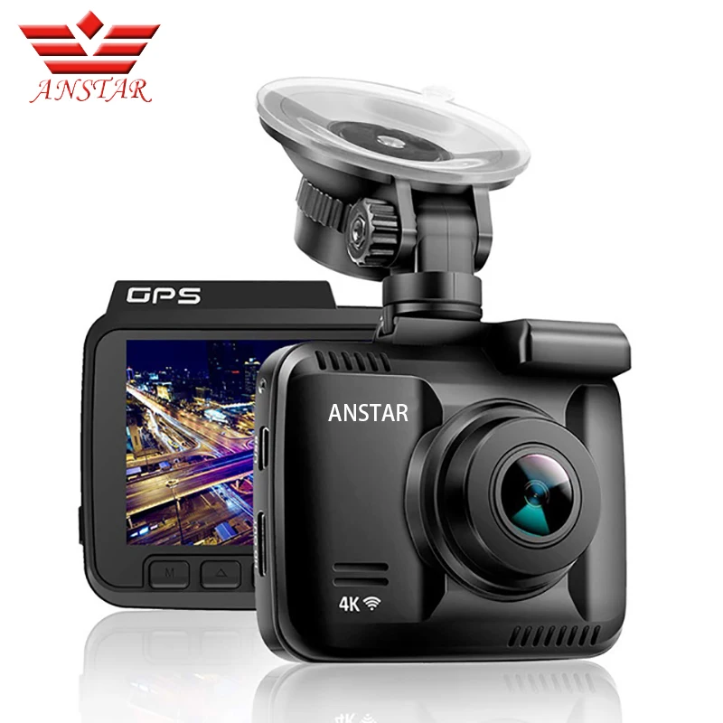 ANSTAR 4K Dash Cam 2880*2160 WiFi Автомобильный видеорегистратор Регистраторы ночного видения