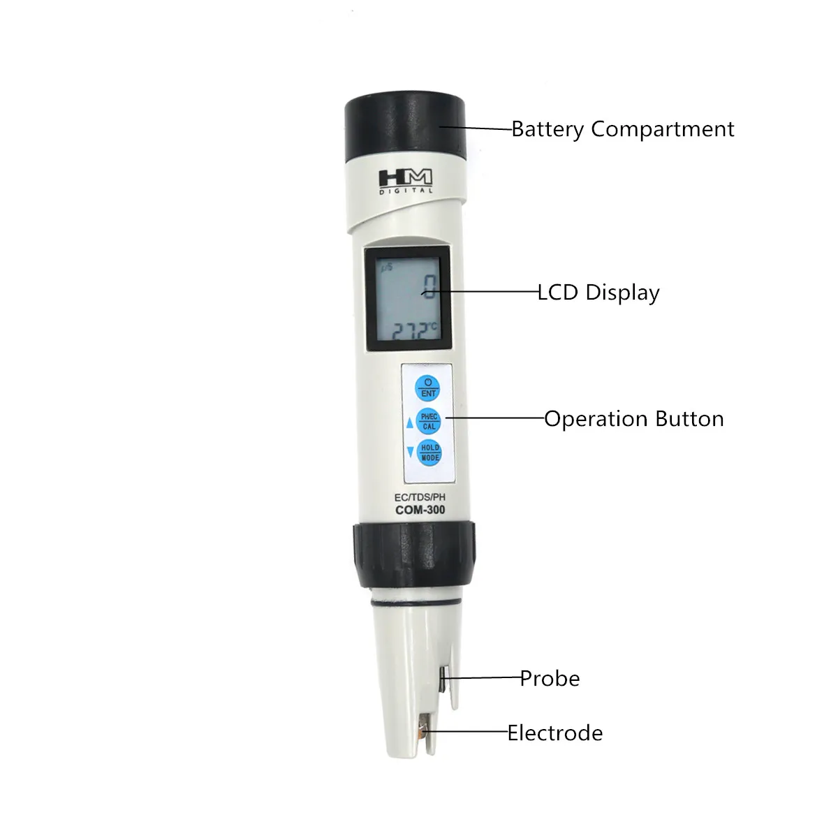 Цифровой измеритель качества воды TDS/EC/Temp/PH 4 в 1 тестеры инструменты для измерения