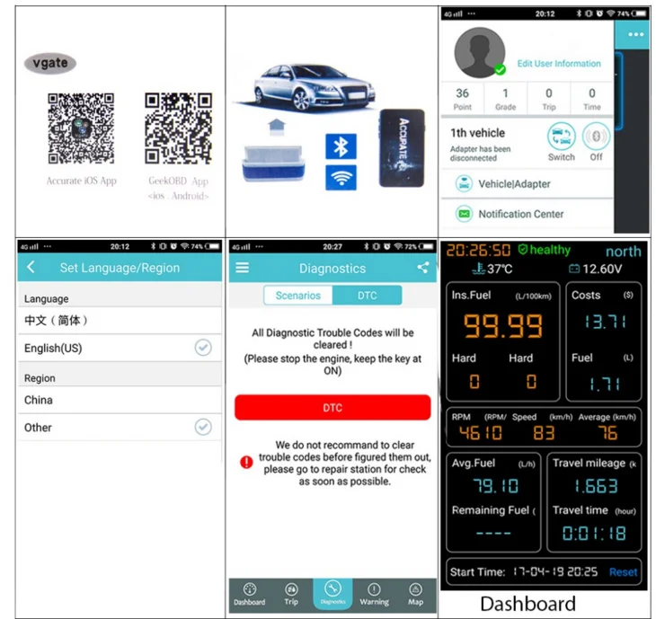 Новейший Vgate iCar pro ELM327 Bluetooth 4,0/wifi OBD2 автомобильный диагностический сканер для Android/IOS ELM 327 Программное обеспечение V2.1 диагностический тоже