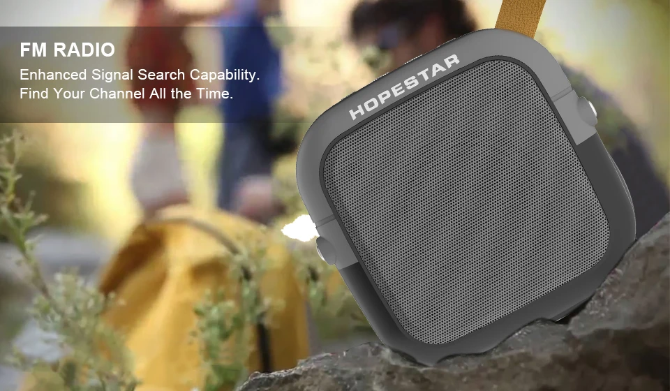 HOPESTAR T5 Мини Портативный беспроводной bluetooth динамик открытый стерео музыка сабвуфер бас водонепроницаемый Колонка звуковая коробка FM радио TF