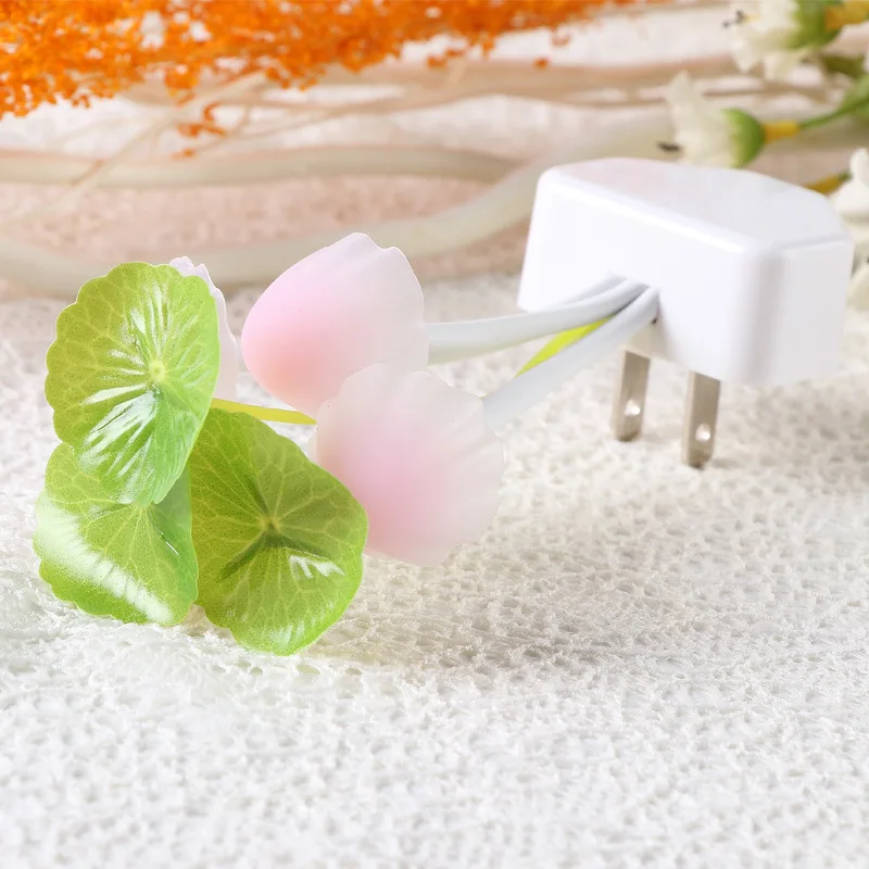 США/ЕС цветной светодиодный ночник в форме гриба лампа для детей светильник