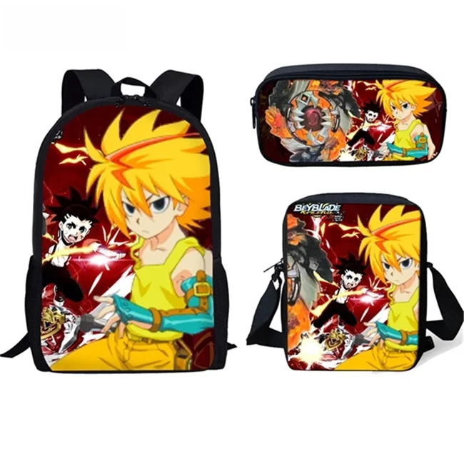 As Pictures Школьный рюкзак с персонажами из мультфильма «Beyblade Burst Evolution» для девочек-подростков и мальчиков, школьный рюкзак для студентов, рюкзак Mochila - Цвет: As Pictures