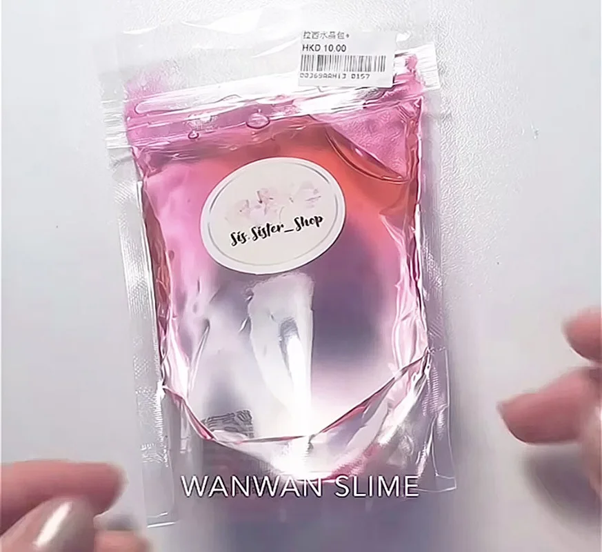 Контейнер для слайма сделай сам 20 шт./лот сумка-держатель на молнии пустая