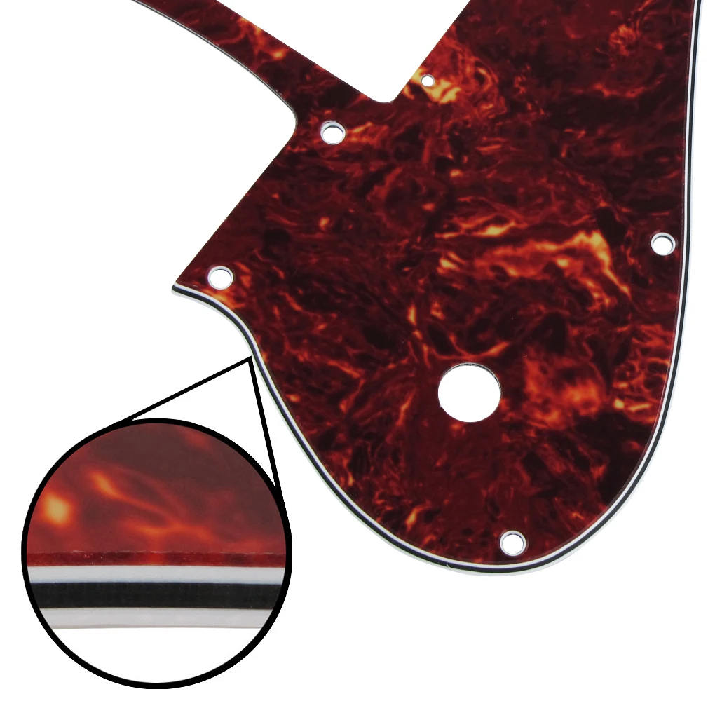 4Ply электрогитара Защита от царапин пластина и винты для мексиканской 72 Deluxe Reissue RI