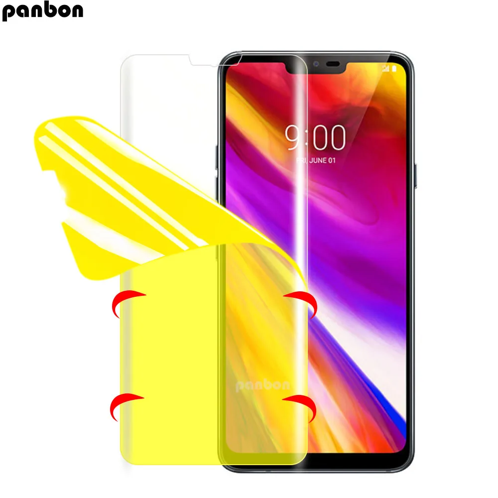 Гидрогелевая пленка для Lenovo Z5 nano 3D мягкая Противоударная защитная из ТПУ с полным