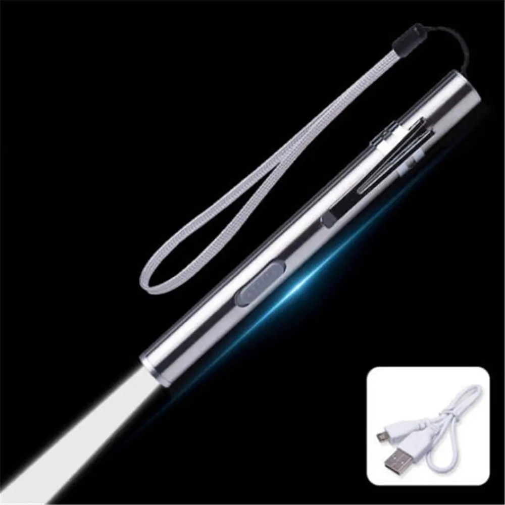 AIMIHUO Мини светодиодный фонарик USB Перезаряжаемые Cree Алюминий сплав мощный Lanterna