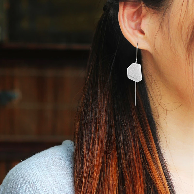 Lotus весело Настоящее стерлингового серебра 925 природных творческий ручной Fine Jewelry