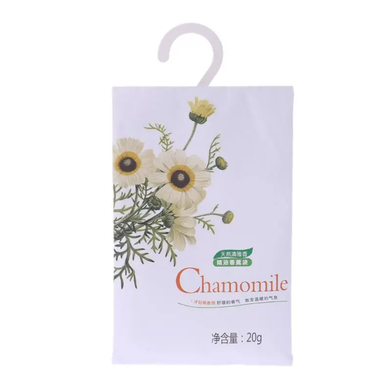Chamomile 1 пакет пакетиков ароматизированный подвесной ароматизатор сумки шкаф для одежды ящик автомобиля освежитель воздуха домашний ароматизатор пакетики - Цвет: Chamomile