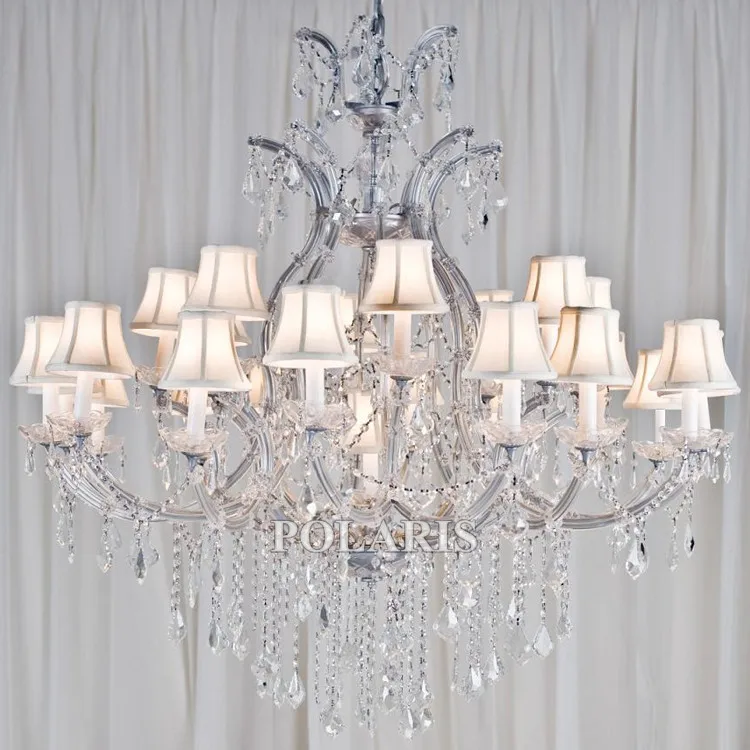 Классическая подвесная люстра с кристаллом Марии Терезы 25 лампочек Chamdeliers