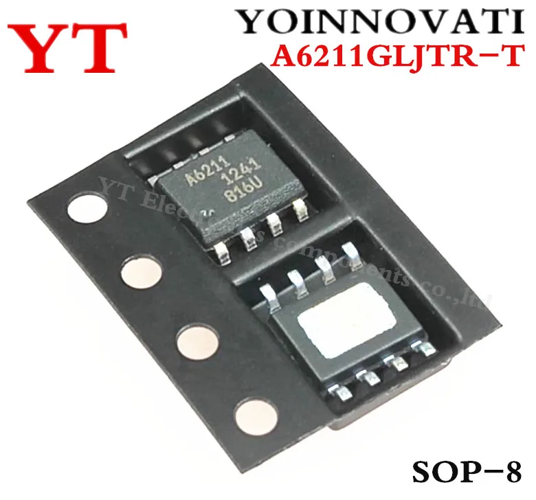  10pcs/lot A6211GLJTR-T A6211G 6211 A6211 8-SOIC  Best quality