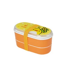 Высокое качество Мультфильм здоровый пластиковый Ланч-бокс 600 мл Bento коробки контейнер для еды столовая посуда Ланчбокс столовые приборы чехол для пикника - Цвет: 04