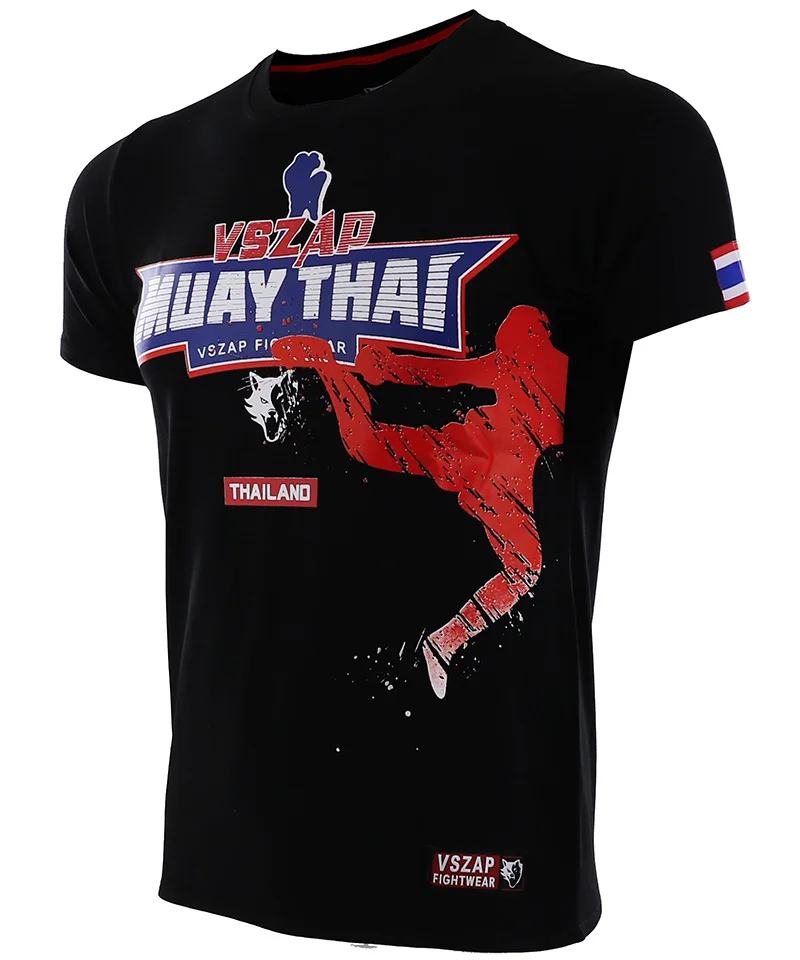VSZAP MuayThai футболки GarudaMMA бокс Спортивные Бои фитнес эластичные трико брюки толстовки одежда для бокса Муай Тай