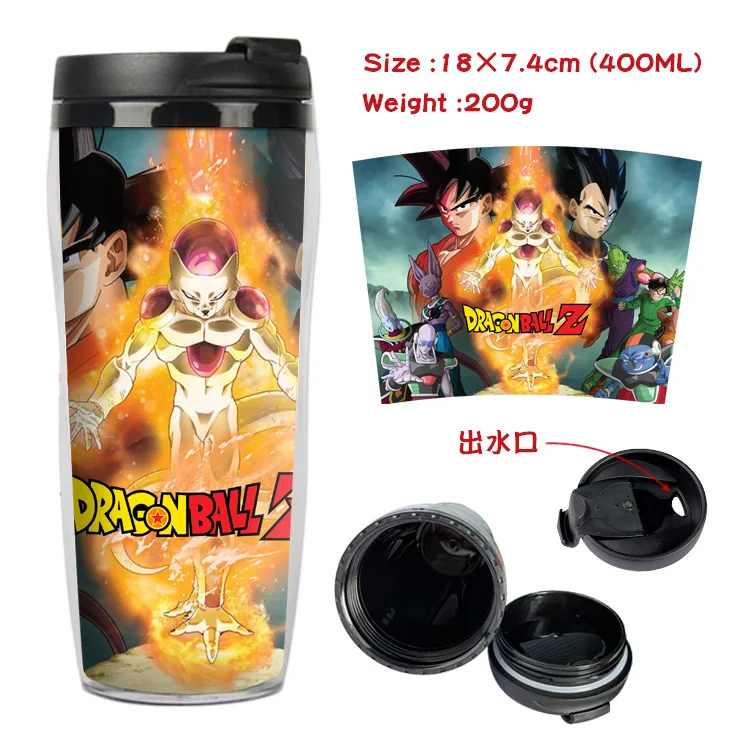 Dragon Ball Son Goku 400 мл двойная кофейная Изолированная Вакуумная чашка изоляция