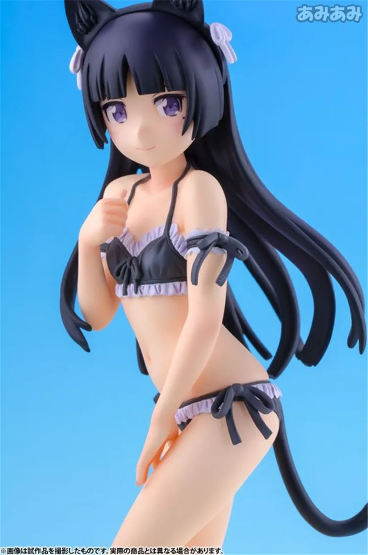 Аниме My Little Sister Can't Be This Cute Gokou Ruri черная фигурка кота ПВХ коллекция 5 90 дюйма