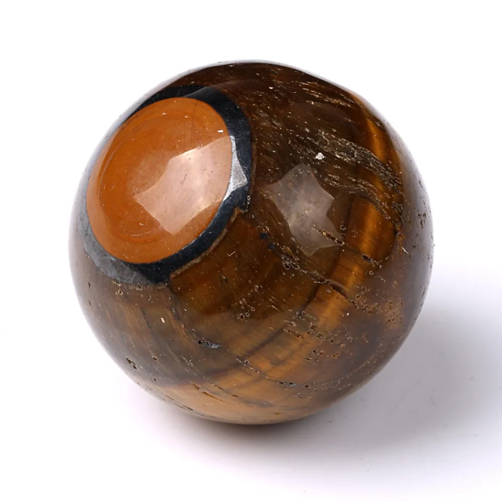 30 мм натуральный Золотой Тигровый глаз Сфера желтый тигровый Джаспер