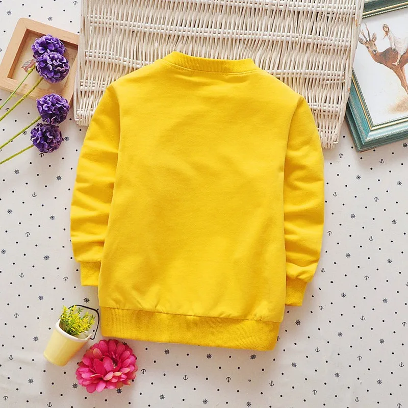 Autumn spring Casual Children clothing boys baby's cartoon print o-neck long sleeve t-shirt Y2487 |