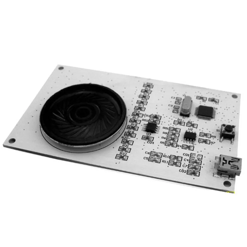 CNIKESIN DIY music spectrum display box parts LED colorful of 51 single-chip audio Kit | Электронные компоненты и