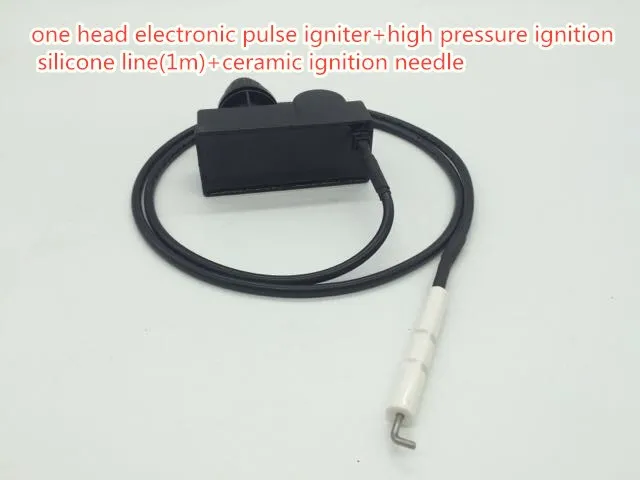 Электронный Импульсный воспламенитель с одной головкой + силиконовая линия