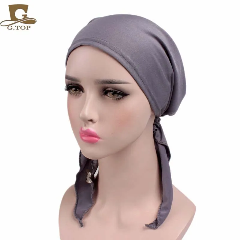Женский однотонный обезболивающий эластичный предварительно завязанный
