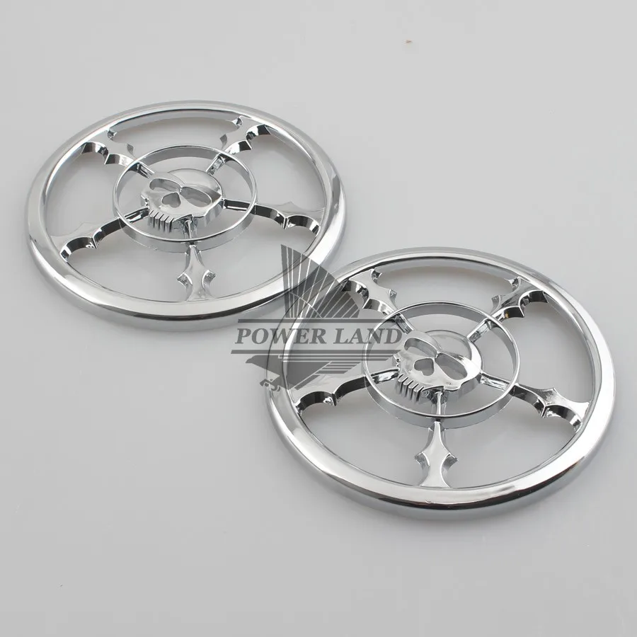 Чехол для Harley Touring FLH 1/2 2014 новый 2x хромированный 2017 дюйма|cover chrome|chrome trimchrome cover |