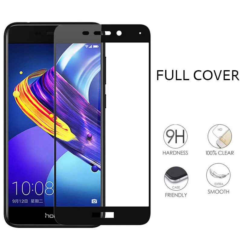 Полное покрытие из закаленного стекла для Huawei Honor 6a 6C pro 6X протектор экрана huwei huawey