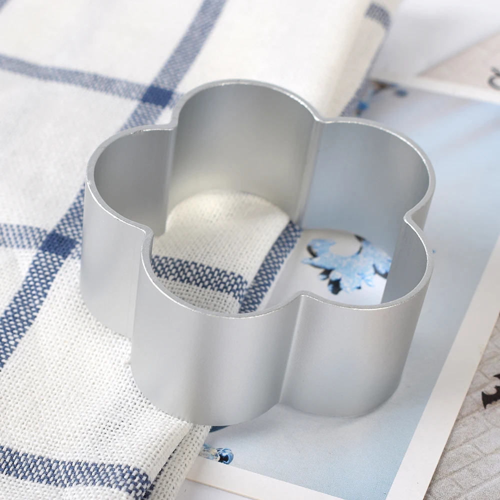 Алюминиевые формы в форме цветка сливы сахара печенье инструмент торт выпечки