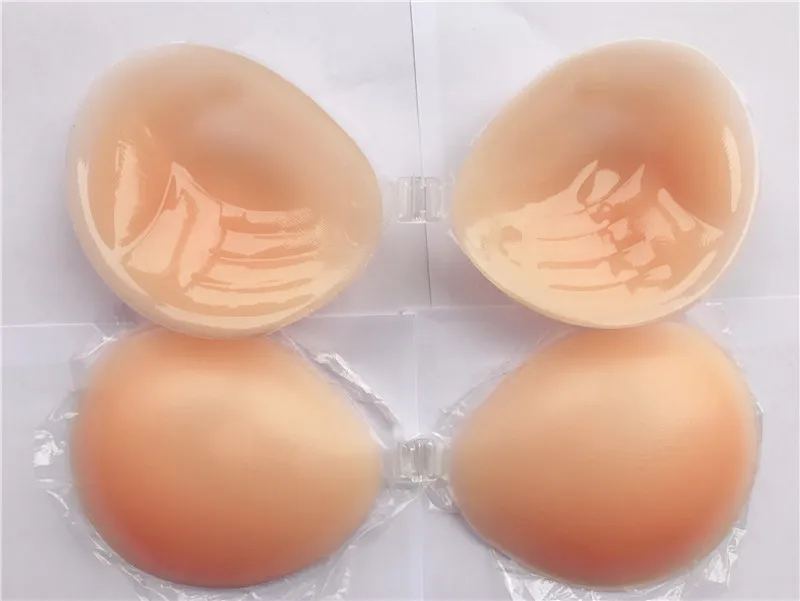 2019  Silicone Push Up Sexy Strapless Thick Massage Bra Self Adhesive Bandage Invisible Bralette Party Dress Sticky Bra