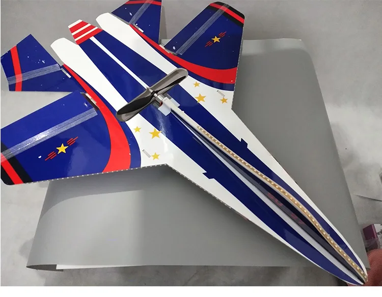 Большой RC Fighter Su27 Flanker RC самолет мощный бомбардировщик 2,4G KT доска пульт дистанционного управления Самолет DIY su27RC самолет
