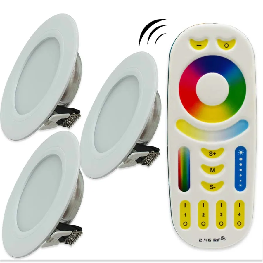 6 W 2 4G Milight led панели для потолка вниз свет Регулируемый цвет света цветовая