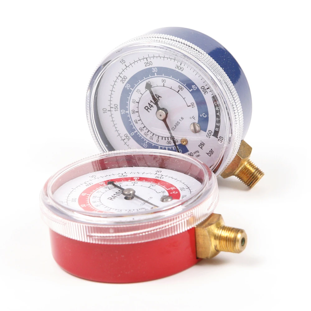 2 шт. манометр красного и синего цвета для кондиционера R410A R134A R22|manifold gauge r410a|manifold