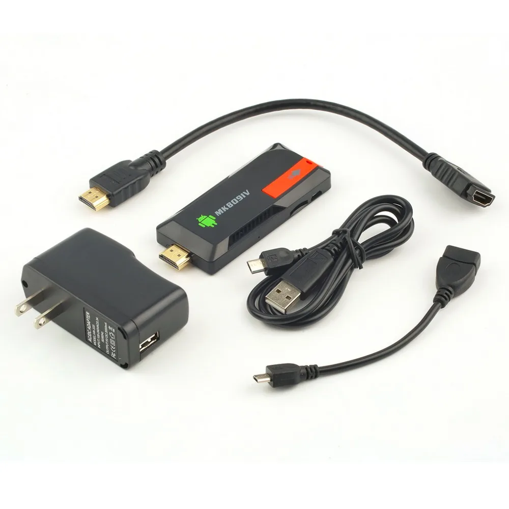 MK809IV мини-приставка для ПК Smart TV флешка Android 4 четырехъядерный 2G/8G XBMC DLNA Wi-Fi вилка