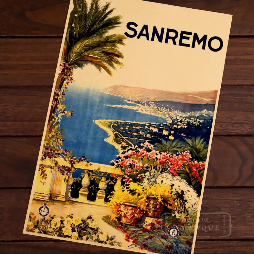 Винтажный настенный постер в стиле ретро декоративные наклейки на стену