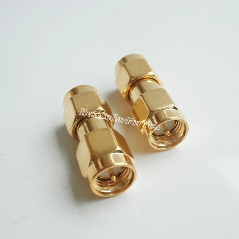 1 шт. адаптер SMA штекер RF разъем прямой позолоченный|sma male connector|sma plug connectorsma rf connector |