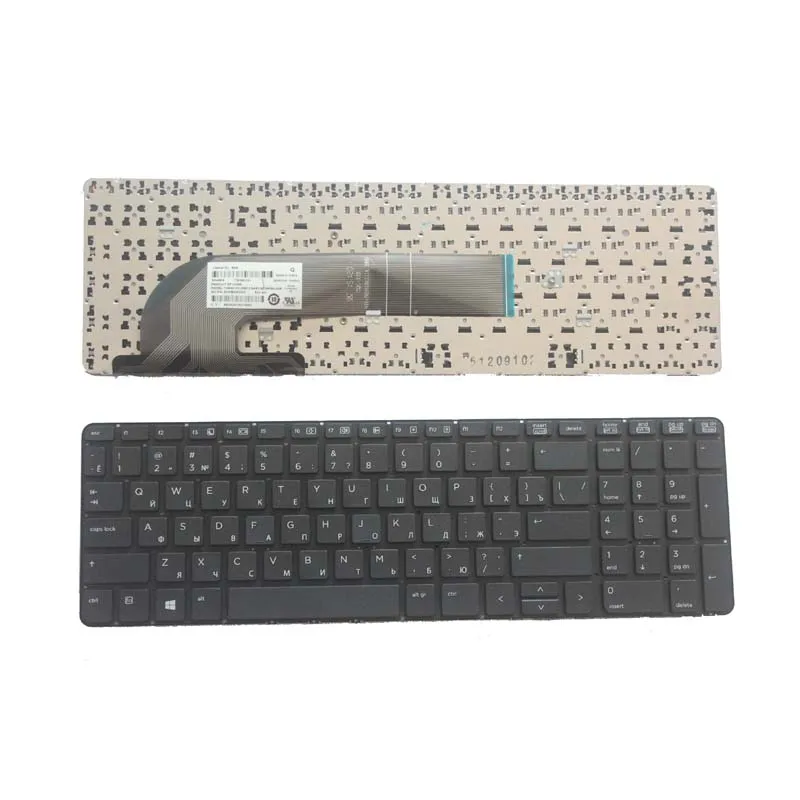 Новинка Для русской клавиатуры HP PROBOOK 450 GO G1 470 455 G2 G0 S15 / S17 ру черный без рамки|keyboard