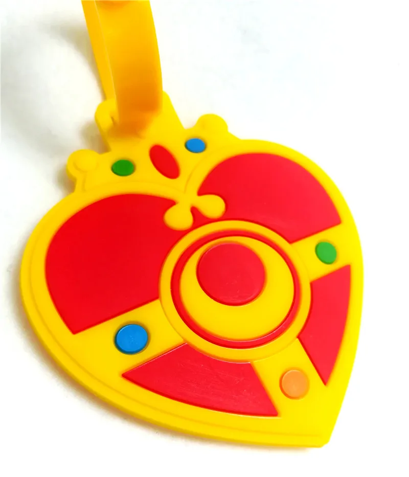 Сейлор Мун макияжные палочки брелоки в форме сердца бирки для багажа милые