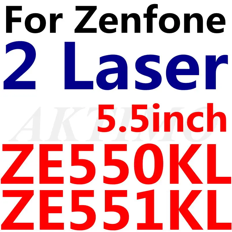 Закаленное стекло 9H 0,26 мм для asus Zenfone Peg asus 3X008 GO tv ZB500KL ZB450KL 2 Laser ZE500KL 3 Max защитная пленка Sklo чехол - Цвет: ZE550KL