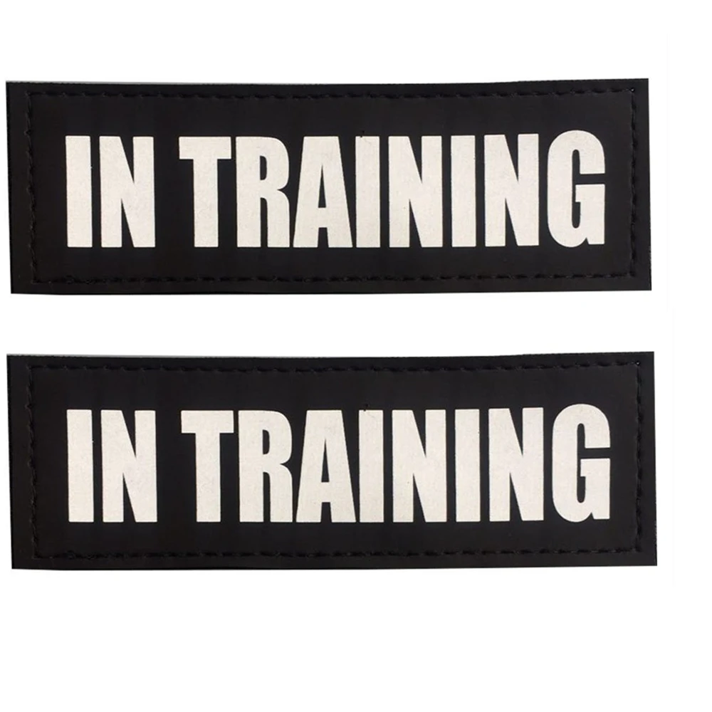 Reflective Dog Patches with Hook Backing -SERVICE DOG SERVICE IN TRAINING EMOTIONAL SUPPORT DO NOT PET | Дом и сад