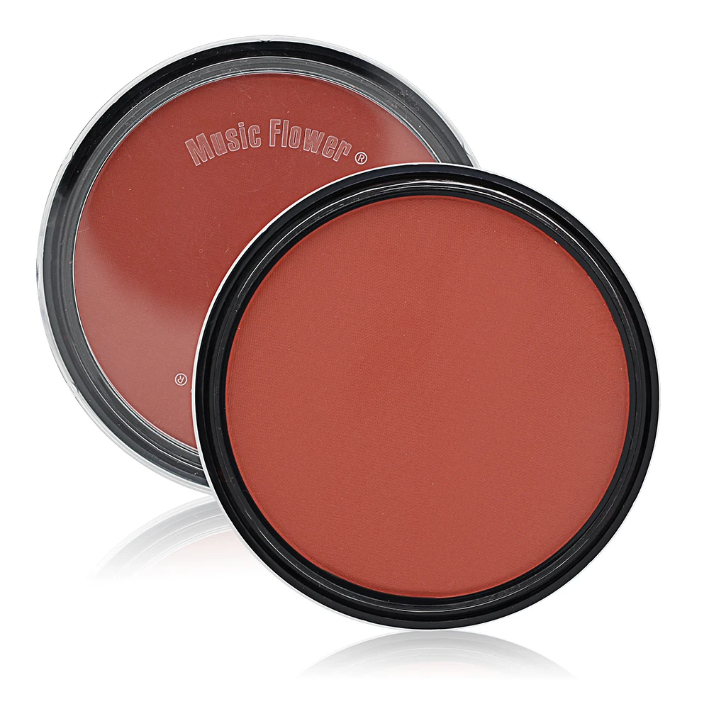 Музыкальный цветок 4 цвета бронзер и хайлайтер палитра Макияж Румяна гладкая