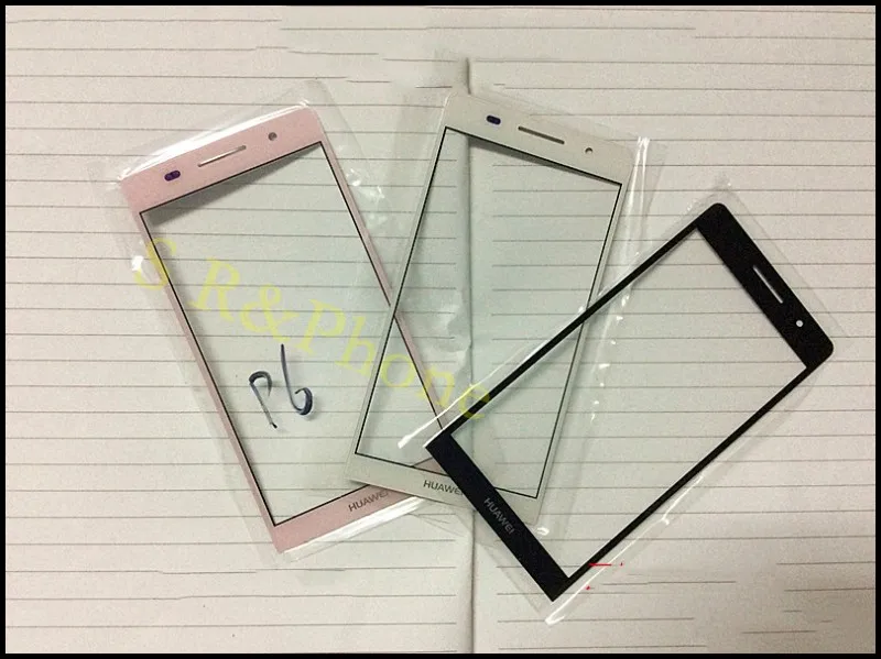 10 Шт./лот Новый Передняя Панель Сенсорный Экран Digitizer Стекло для Huawei P6 P7 P8 P9 P8max