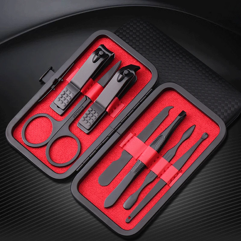 7 шт. набор из нержавеющей стали для стрижки ногтей педикюрные медицинские